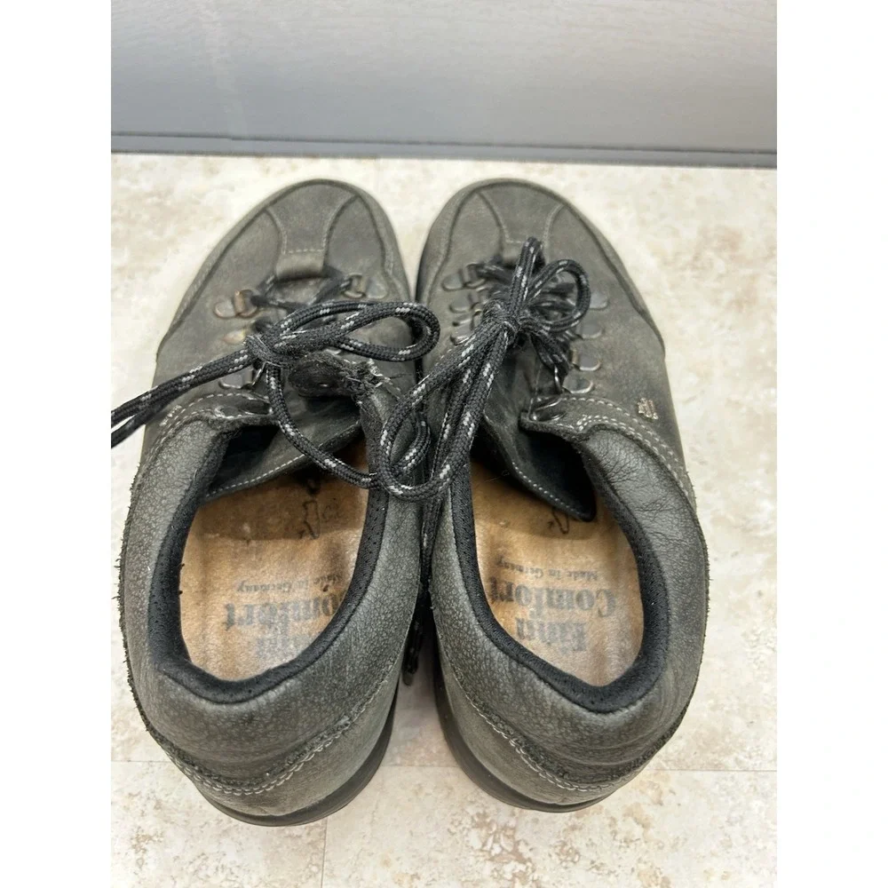 Finn Comfort Murnau Lace-Up Low-Top Nubuck Leather‎ Hiking Shoes Women Size 5